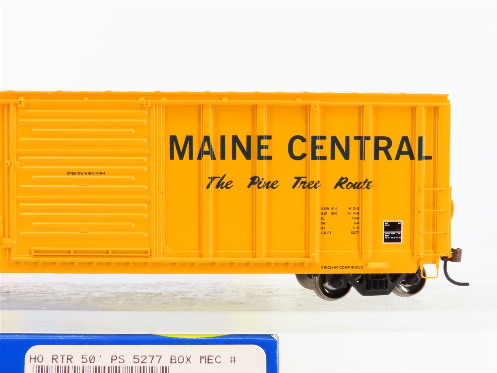 HO Scale Athearn 76328 MEC Maine Central Pine Tree Route 50' Box Car #35101