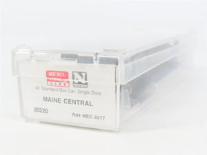 N Scale Micro-Trains 20220 MEC Maine Central 40' Box Car 8217 RTR