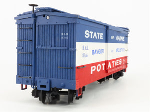 G Scale Ro Trains R1962 BAR State Of Maine Potatoes Box Car #8046