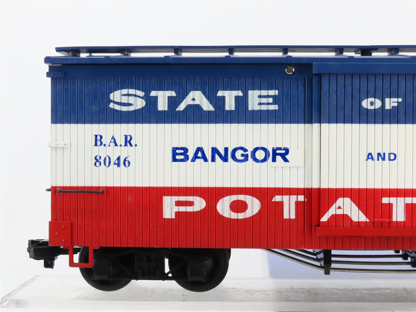 G Scale Ro Trains 1935 The American Series BAR State Of Maine Box Car #8046