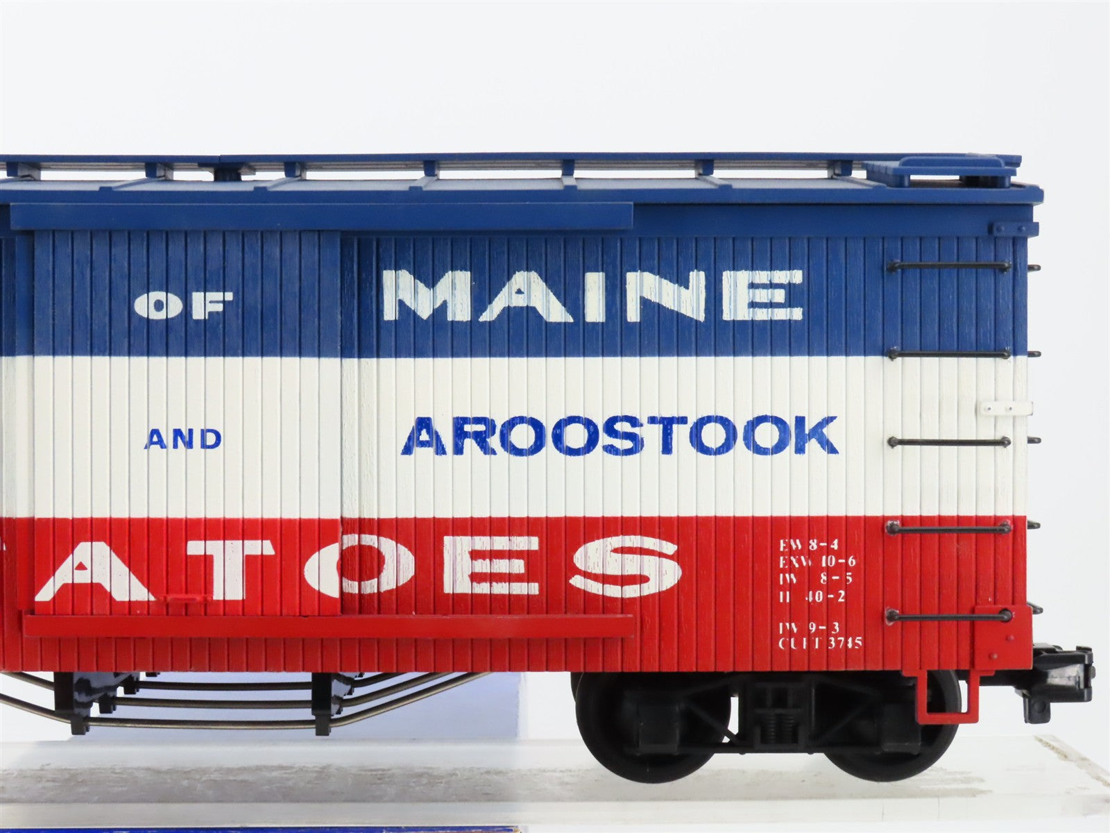 G Scale Ro Trains 1935 The American Series BAR State Of Maine Box Car #8046