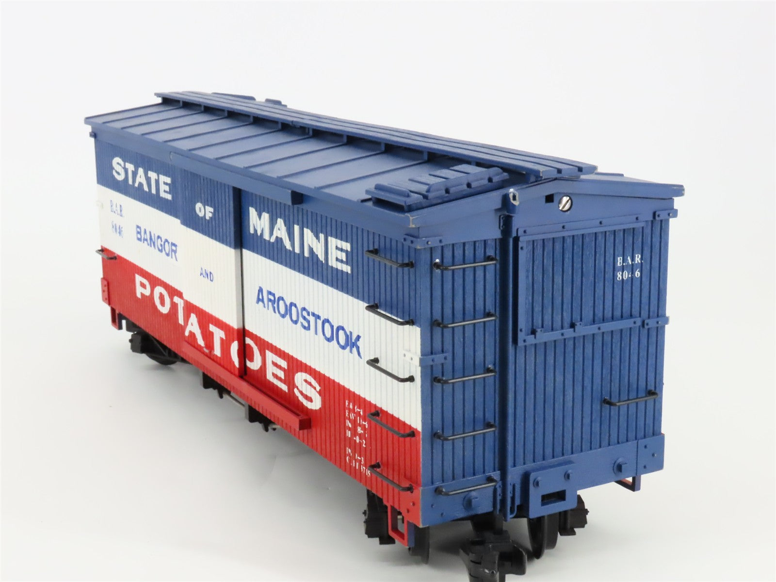 G Scale Ro Trains 1935 The American Series BAR State Of Maine Box Car #8046