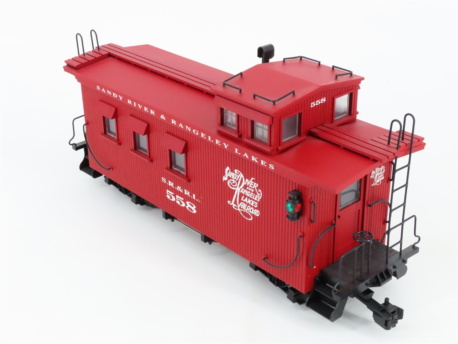 G Scale USA Trains R12003 SR&RL Sandy River & Rangeley Lakes Caboose 558 RTR