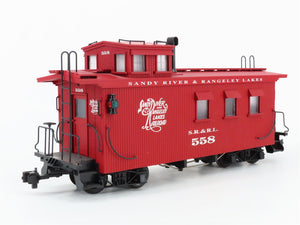 G Scale USA Trains R12003 SR&RL Sandy River & Rangeley Lakes Caboose 558 RTR