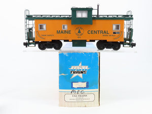 G Scale USA Trains MEC Maine Central Extended Vision Caboose Lighted 654 RTR