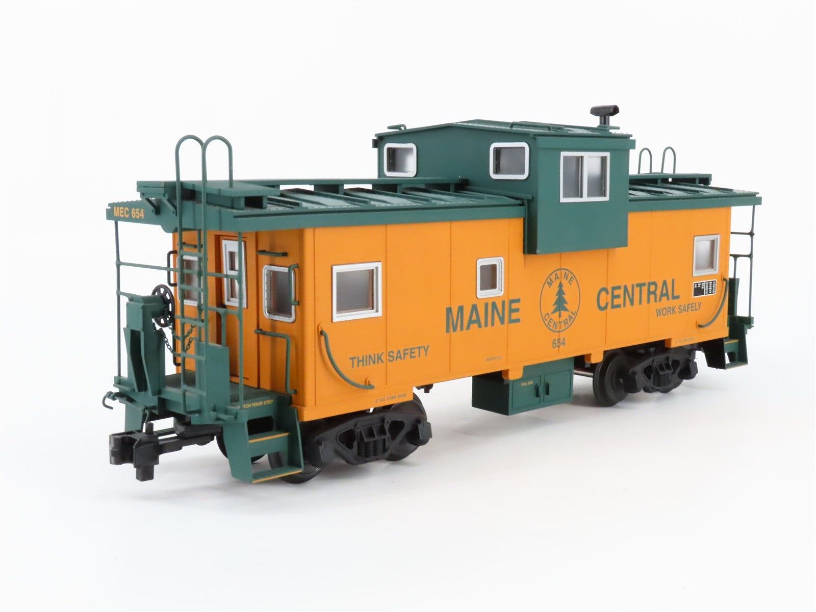 G Scale USA Trains MEC Maine Central Extended Vision Caboose Lighted 654 RTR