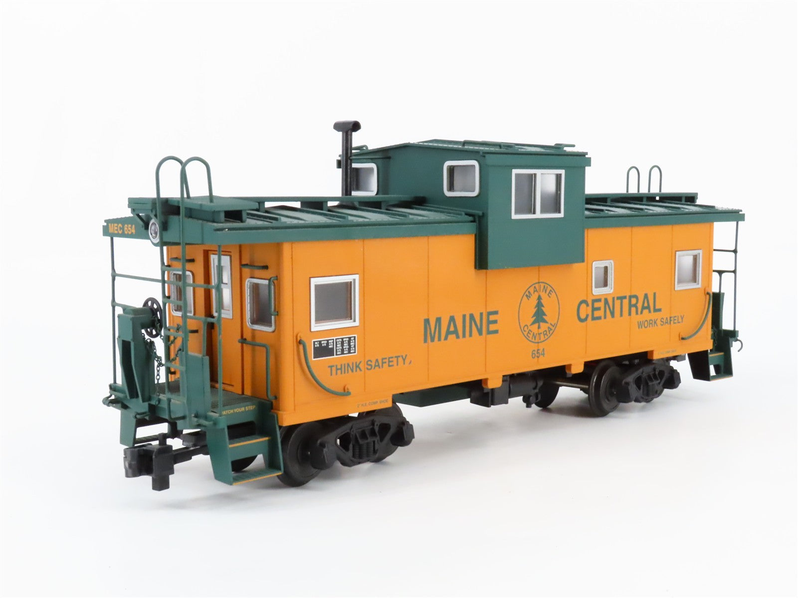 G Scale USA Trains MEC Maine Central Extended Vision Caboose Lighted 654 RTR