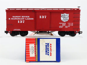 G Scale USA Trains R-19019 SR&RL Sandy River & Rangeley Lakes Box Car #137