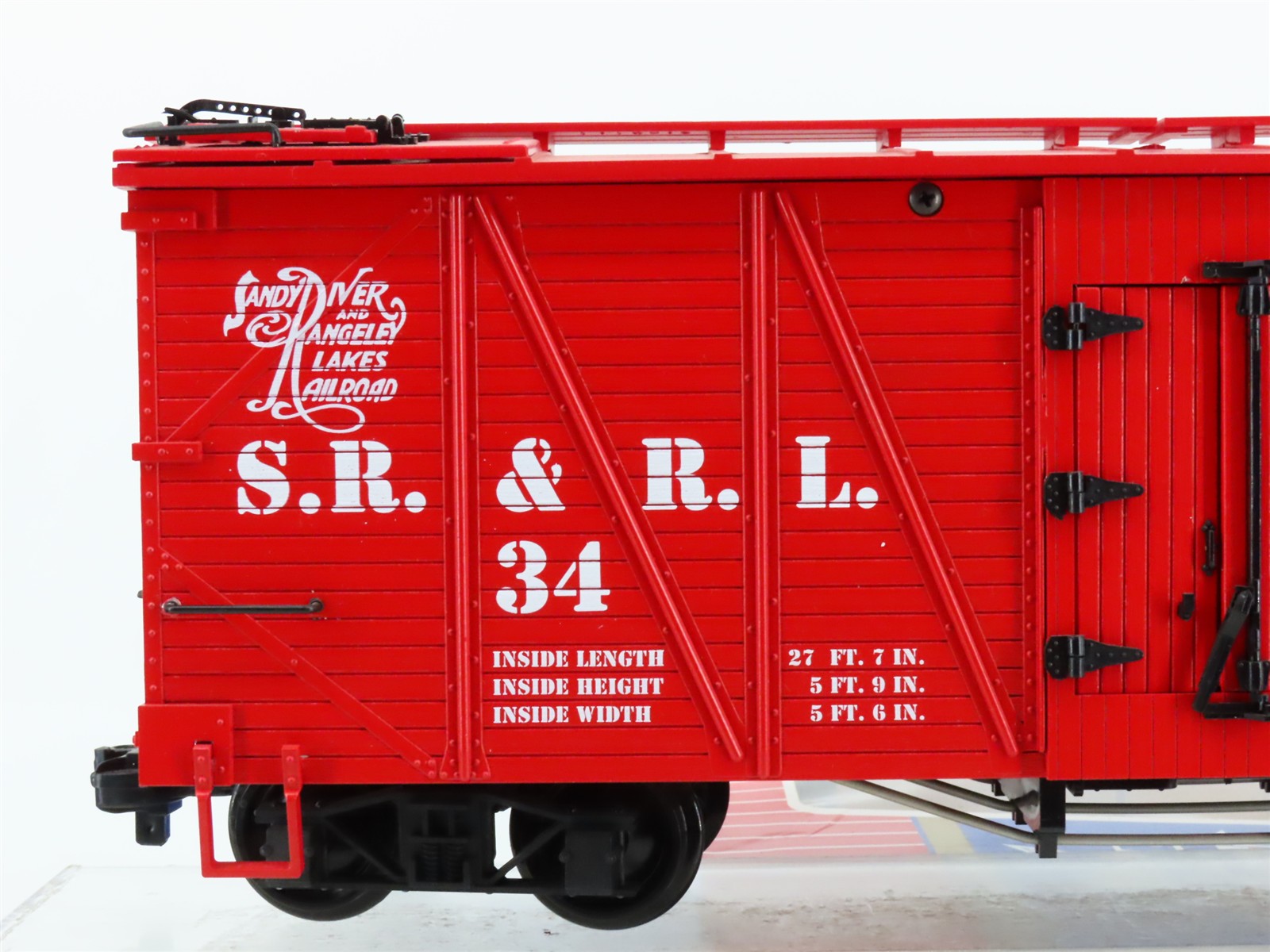 G Scale USA Trains R15014 SR&RL Sandy River & Rangeley Lakes Reefer #34