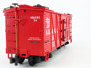 G Scale USA Trains R15014 SR&RL Sandy River & Rangeley Lakes Reefer #34