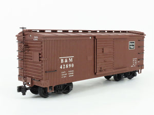 G Scale Charles RO Trains B&M Boston & Maine 40' Box Car 42890 RTR