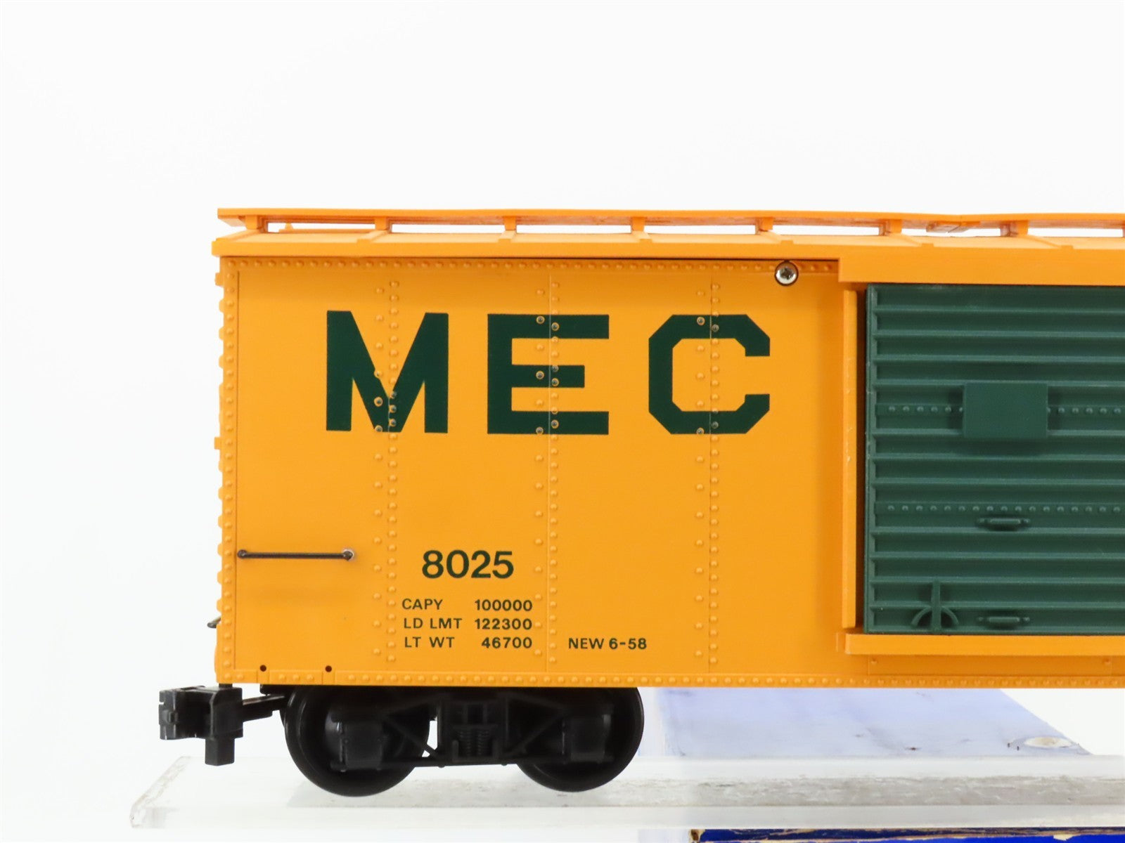 G Scale RO TRAINS MEC Maine Central Pine Tree Route 40' Box Car 8025 RTR