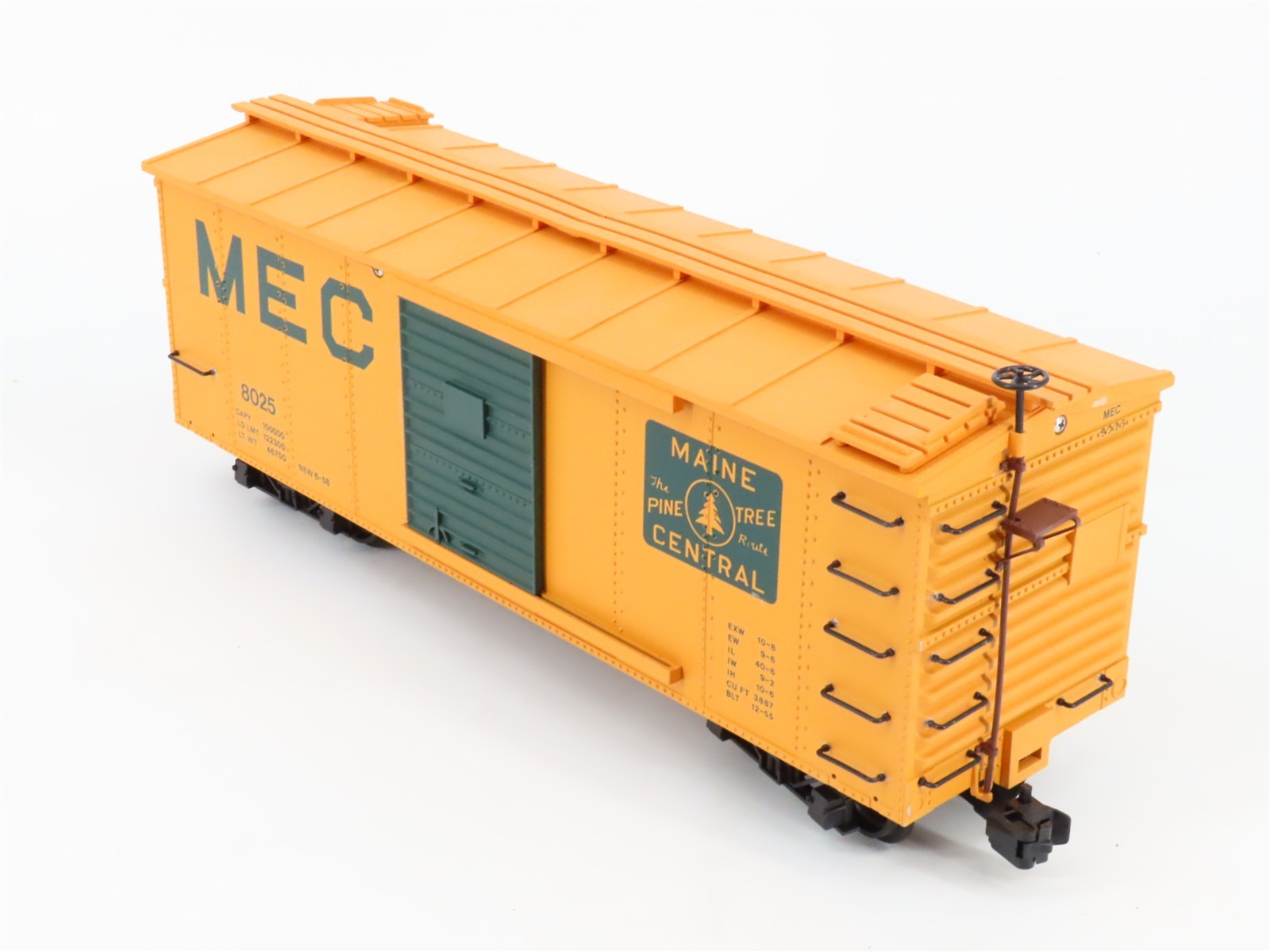 G Scale RO TRAINS MEC Maine Central Pine Tree Route 40' Box Car 8025 RTR