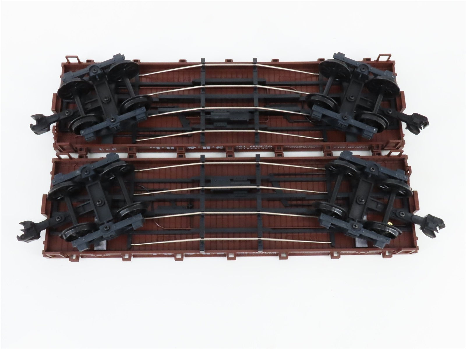 G Scale LGB 41600 Sandy River & Rangeley Lakes 28' Flat Car 2-Pack RTR