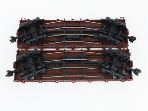 G Scale LGB 41600 Sandy River & Rangeley Lakes 28' Flat Car 2-Pack RTR