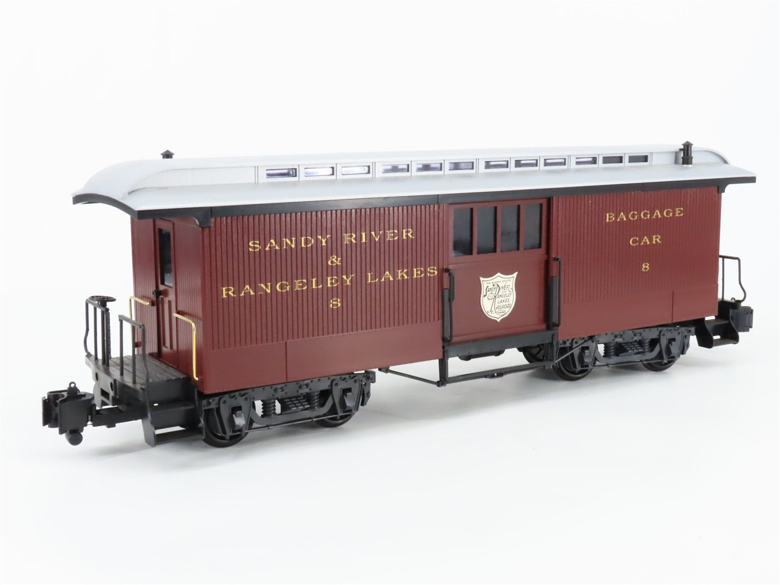 G Scale LGB 33840 Sandy River & Rangeley Lakes Baggage Car 8 RTR