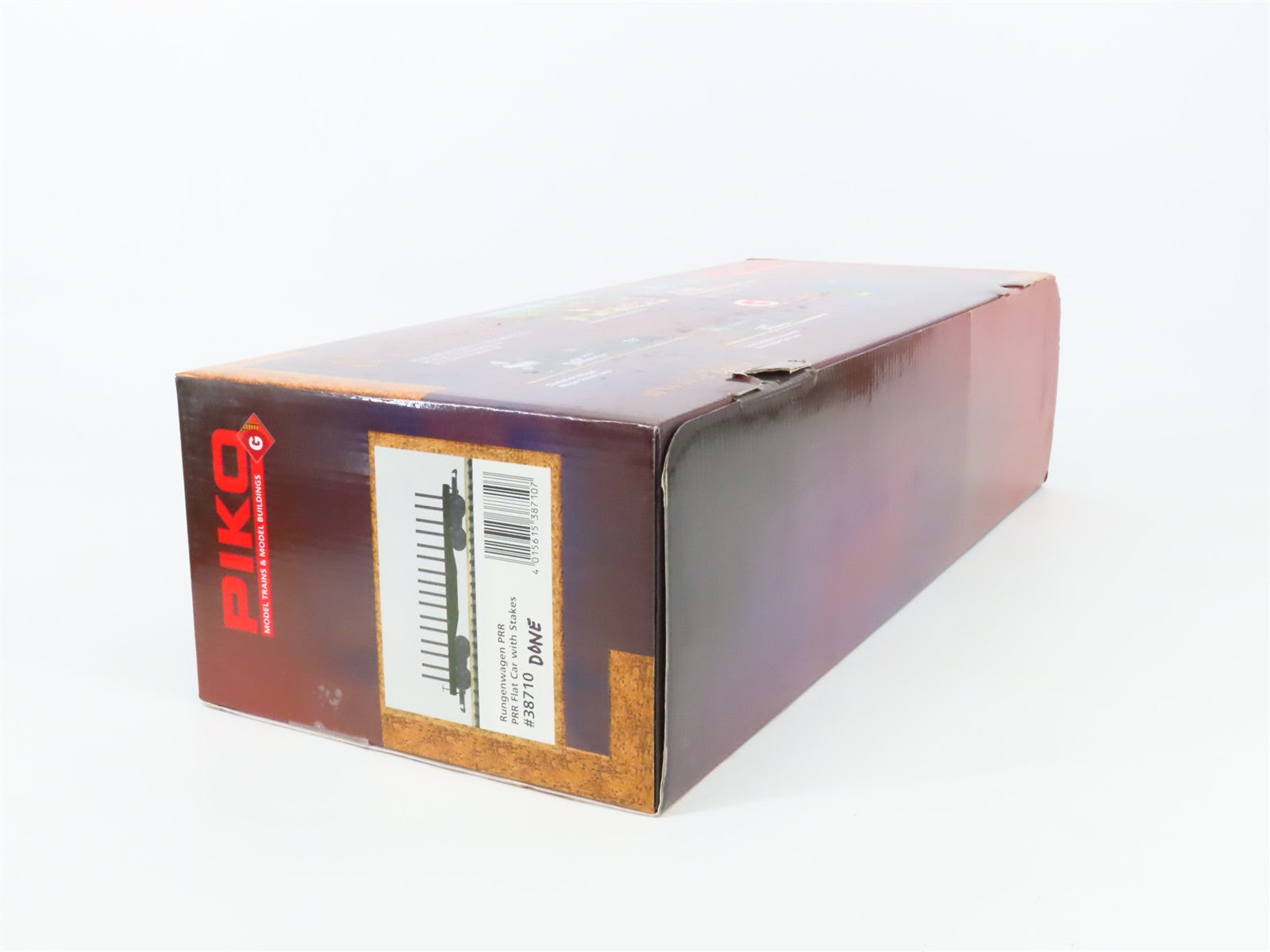 G Scale PIKO 38710 PRR Pennsylvania Flat Car with Stakes 772004 RTR