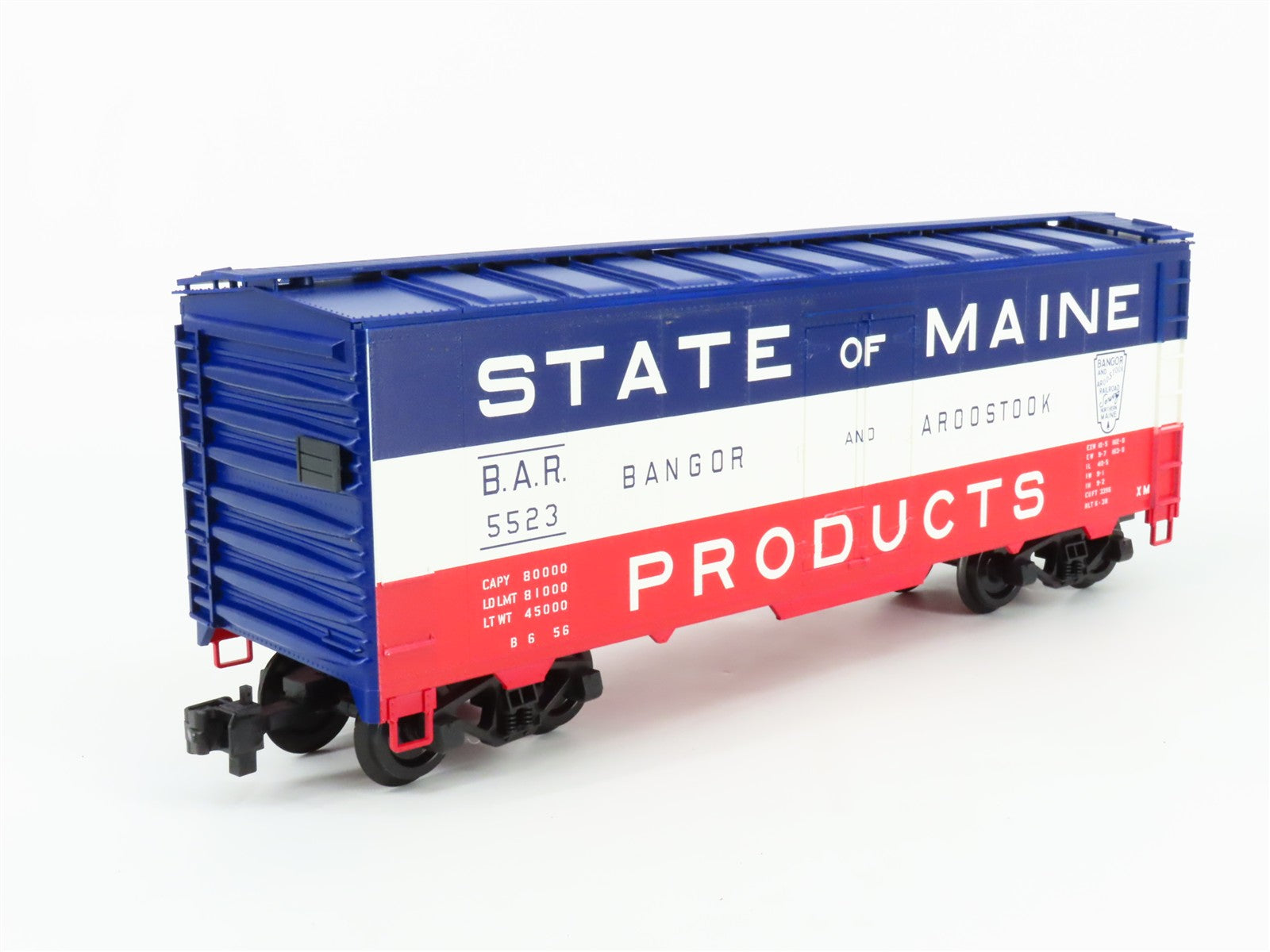 G Scale PIKO 38859 BAR State Of Maine 40' Box Car 5523 RTR