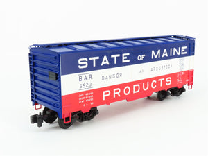 G Scale PIKO 38859 BAR State Of Maine 40' Box Car 5523 RTR