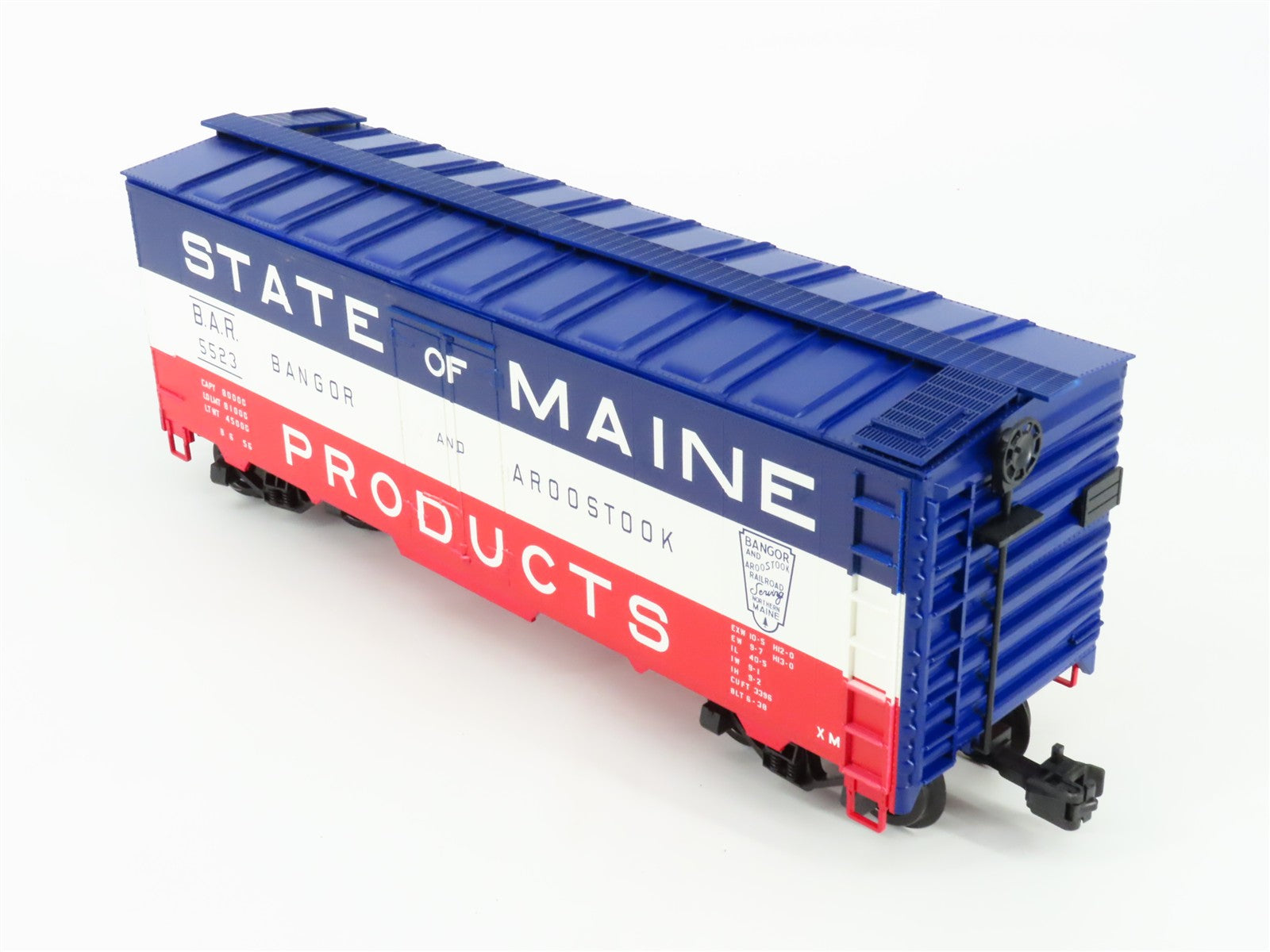 G Scale PIKO 38859 BAR State Of Maine 40' Box Car 5523 RTR