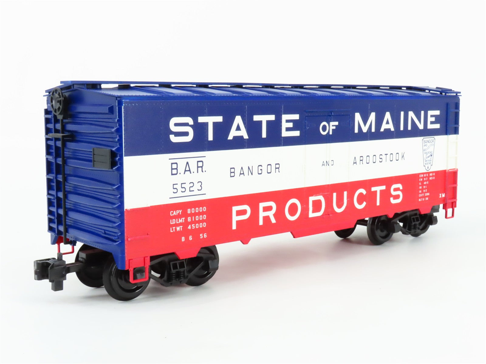 G Scale PIKO 38859 BAR State Of Maine 40' Box Car 5523 RTR