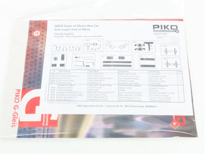 G Scale PIKO 38859 BAR State Of Maine 40' Box Car 5523 RTR