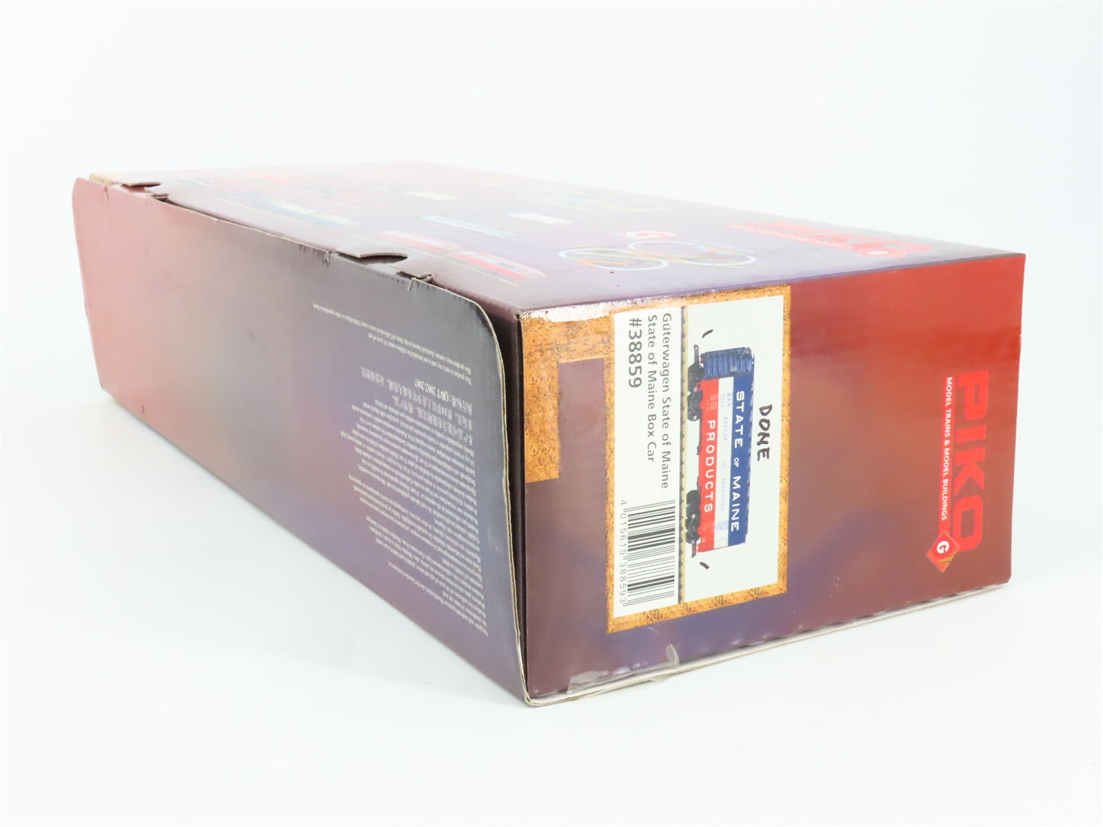 G Scale PIKO 38859 BAR State Of Maine 40' Box Car 5523 RTR