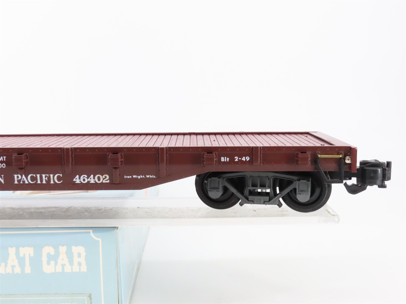 G Scale Aristo-Craft REA-46402 Canadian Pacific 40' Bulkhead Flat Car 46402 RTR