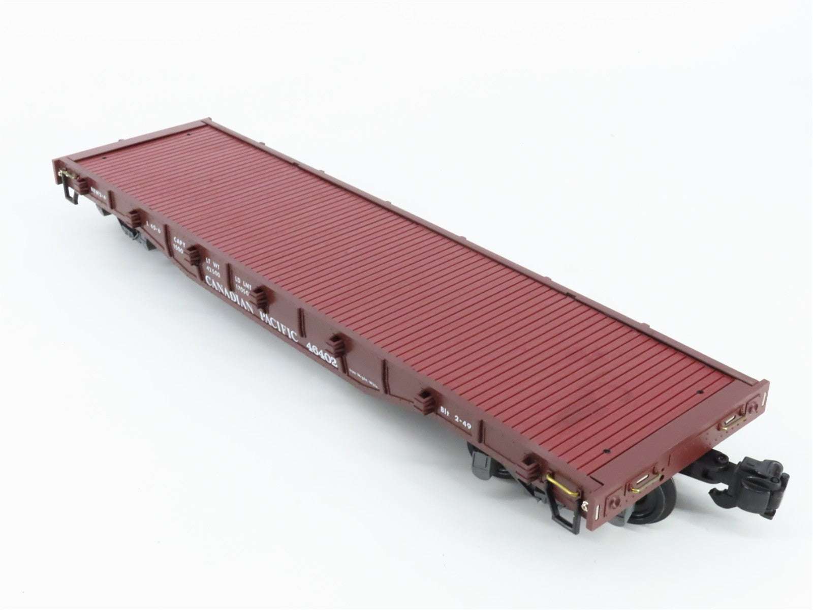 G Scale Aristo-Craft REA-46402 Canadian Pacific 40' Bulkhead Flat Car 46402 RTR