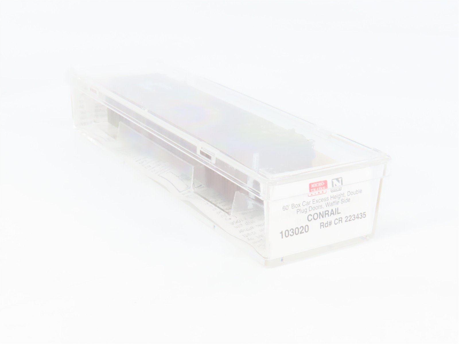 N Scale Micro-Trains 103020 CR Conrail 60' Box Car 223435 RTR
