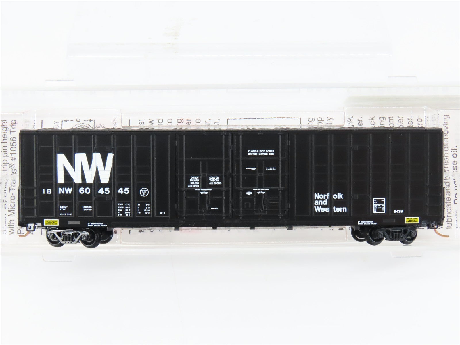 N Scale Micro-Trains MTL 103070 NW Norfolk & Western 60' Box Car #604545