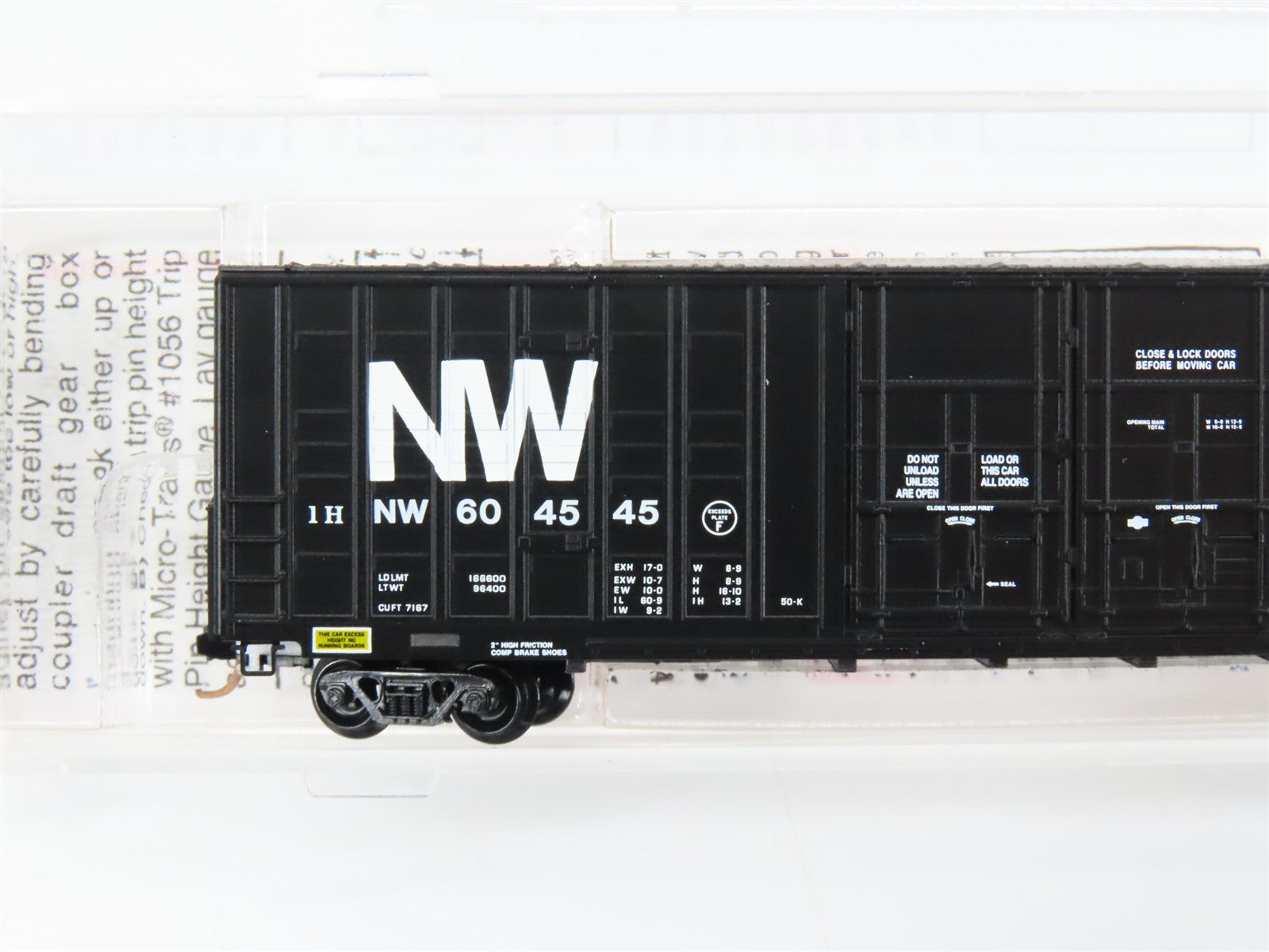 N Scale Micro-Trains MTL 103070 NW Norfolk & Western 60' Box Car #604545