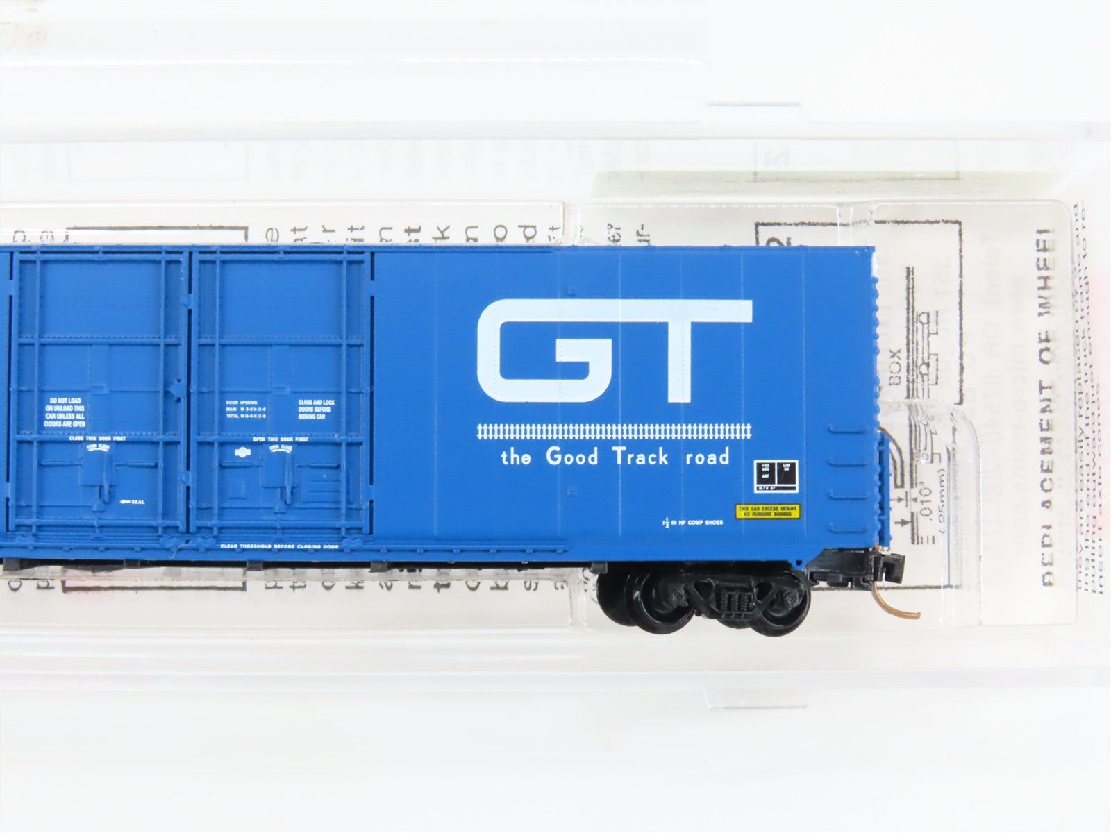 N Scale Micro-Trains MTL 102080 GTW Grand Trunk Western 60' Box Car #384606