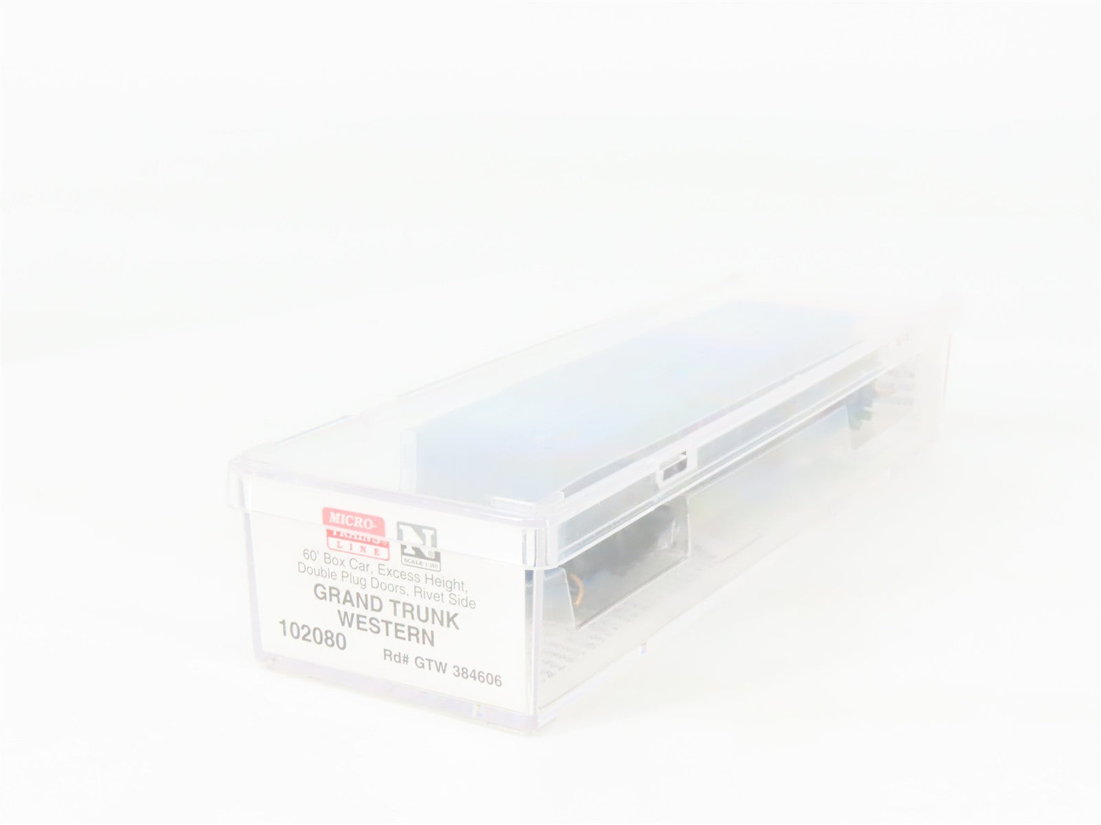 N Scale Micro-Trains MTL 102080 GTW Grand Trunk Western 60' Box Car #384606