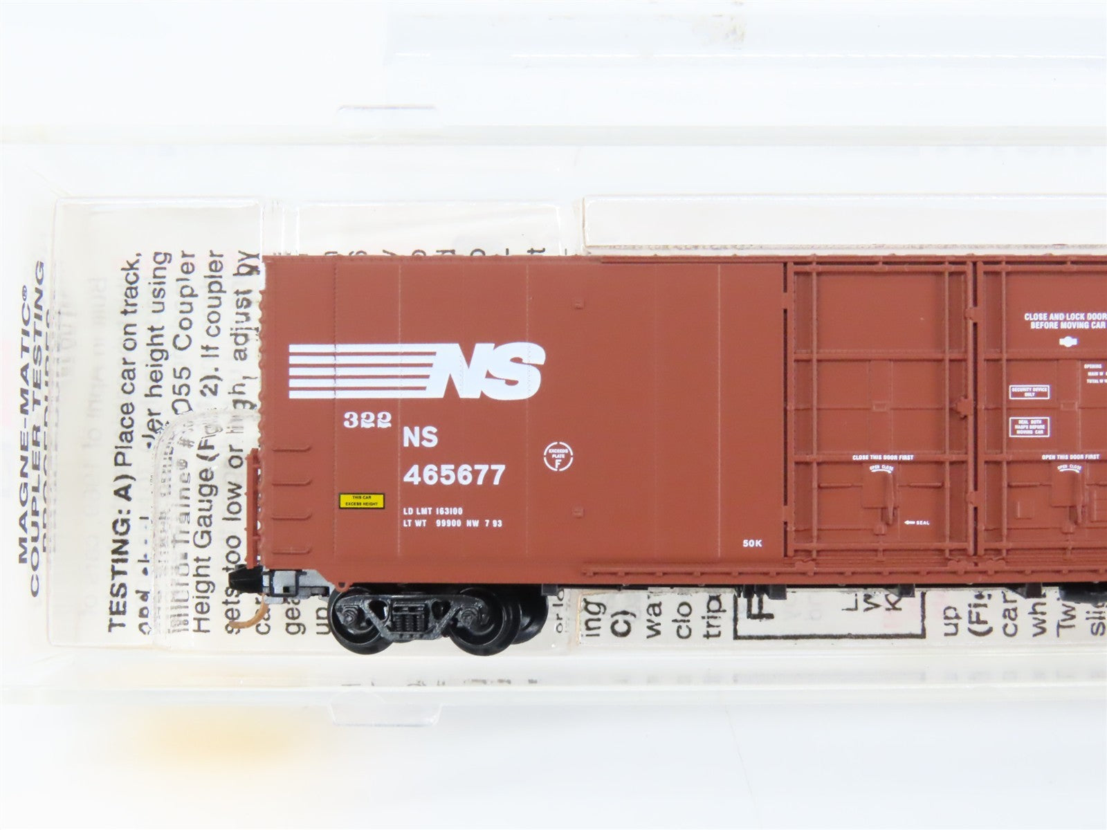 N Scale Micro-Trains 102070 NS Norfolk Southern 60' Box Car 465677 RTR