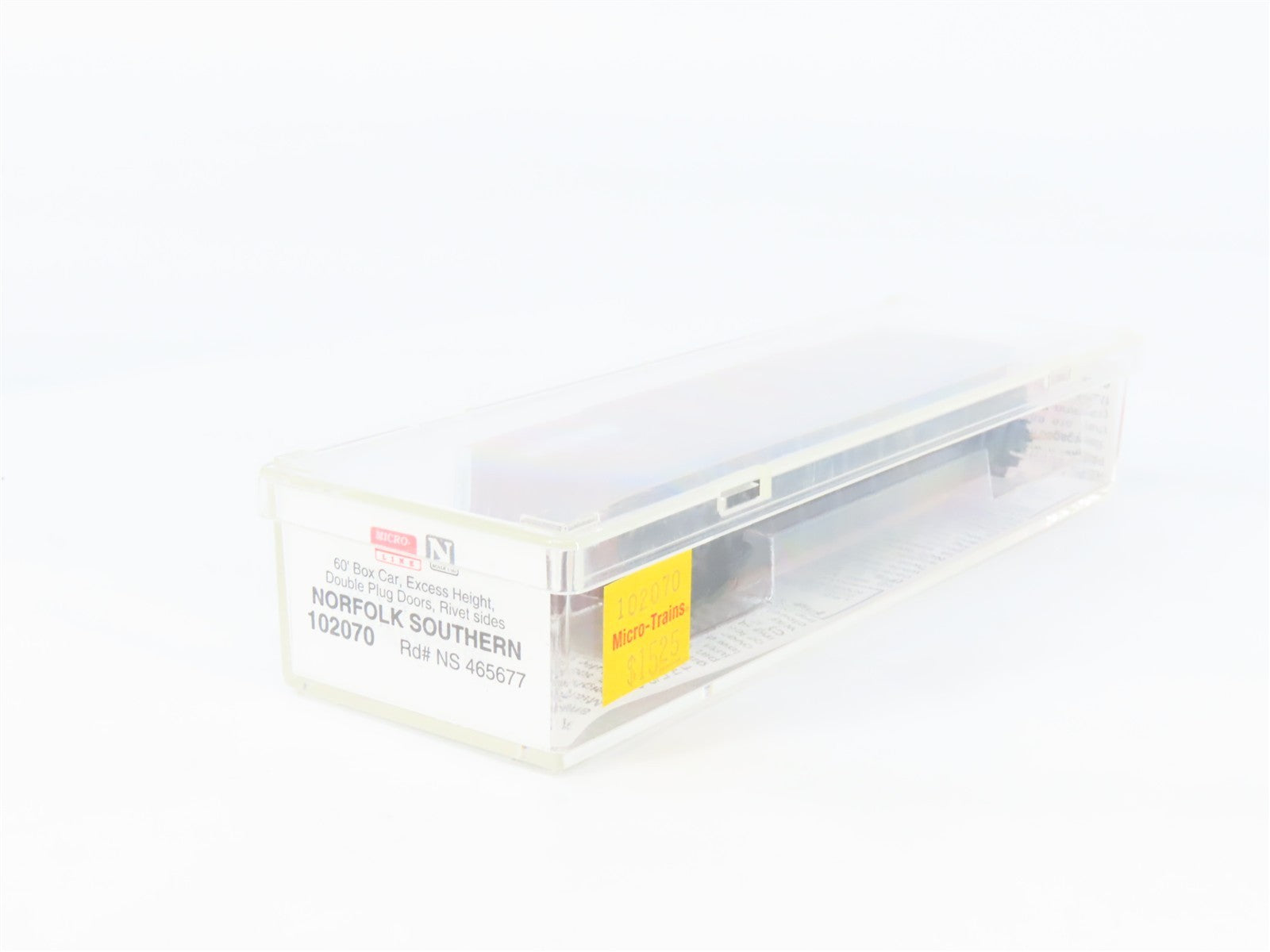 N Scale Micro-Trains 102070 NS Norfolk Southern 60' Box Car 465677 RTR