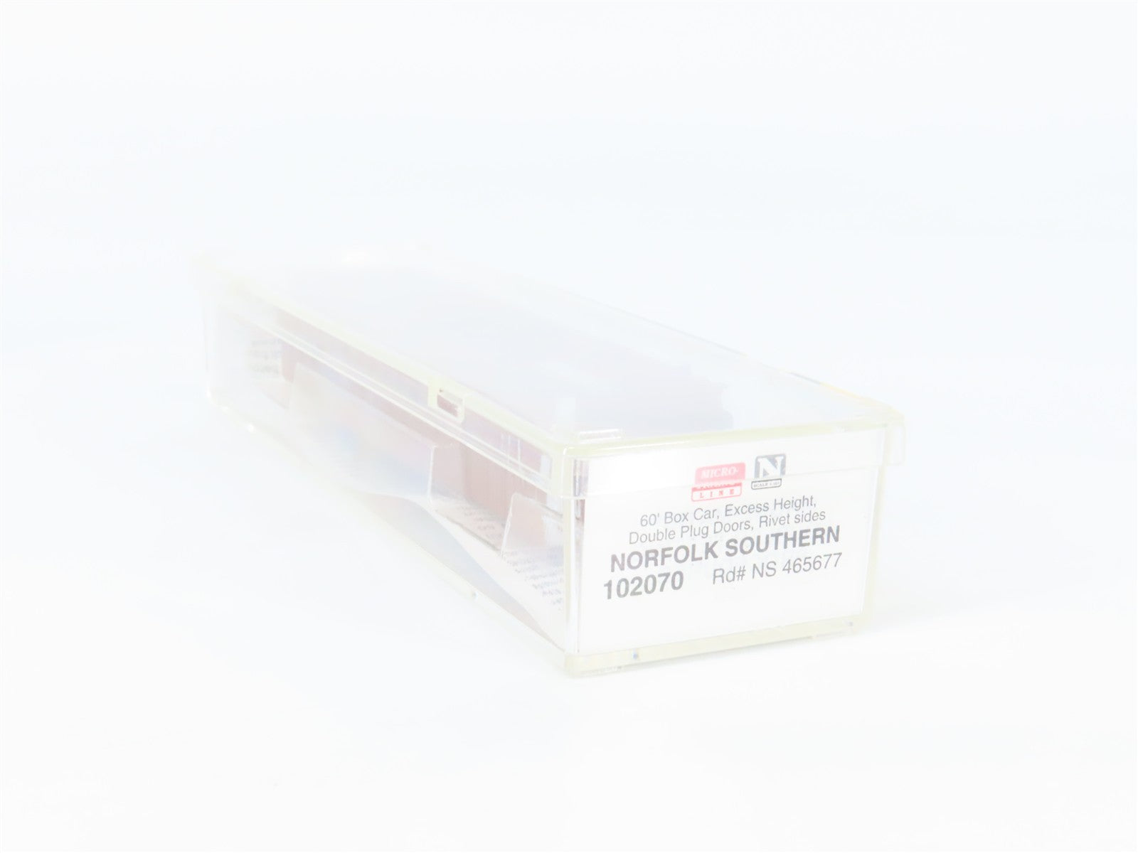 N Scale Micro-Trains 102070 NS Norfolk Southern 60' Box Car 465677 RTR