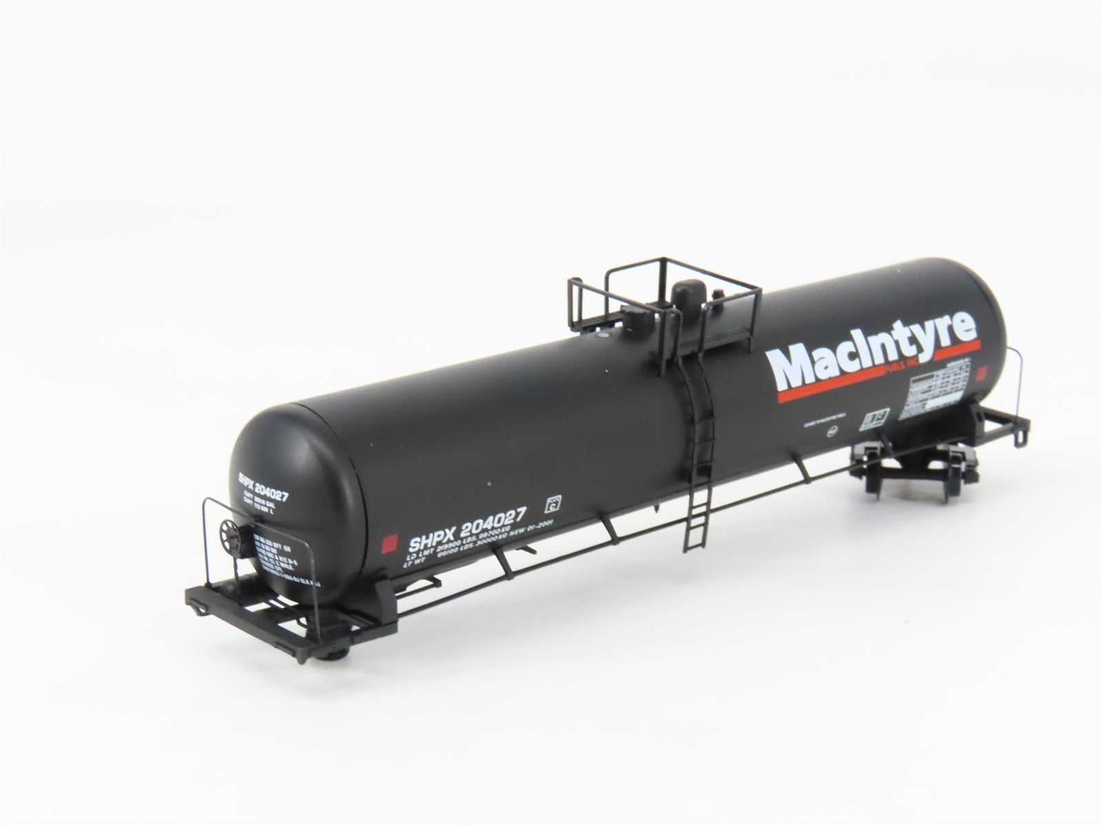N Scale Micro-Trains 110030 SHPX MacIntyre Fuels, Inc. 56' Tank Car 204027 RTR