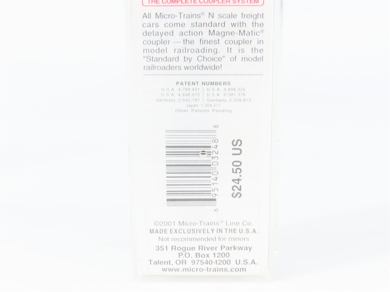 N Scale Micro-Trains 110030 SHPX MacIntyre Fuels, Inc. 56' Tank Car 204027 RTR