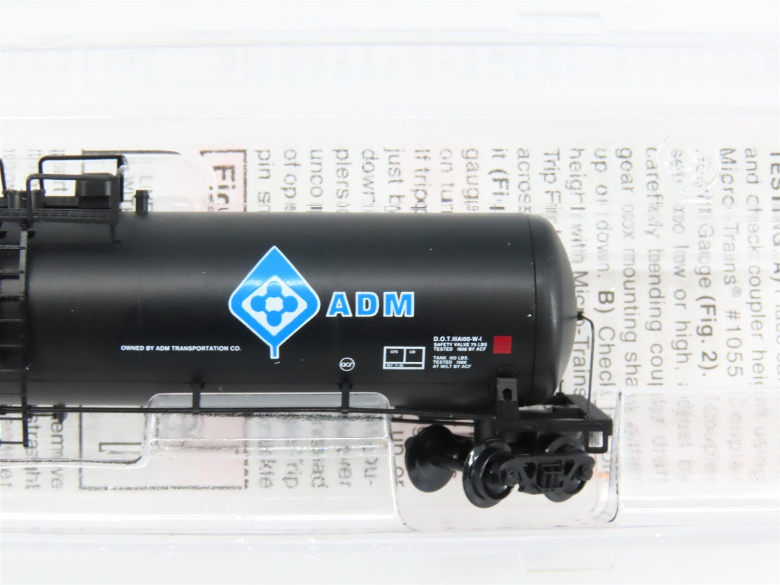 N Scale Micro-Trains MTL 110020 ADMX ADM Transportation 56' GS Tank Car #29866