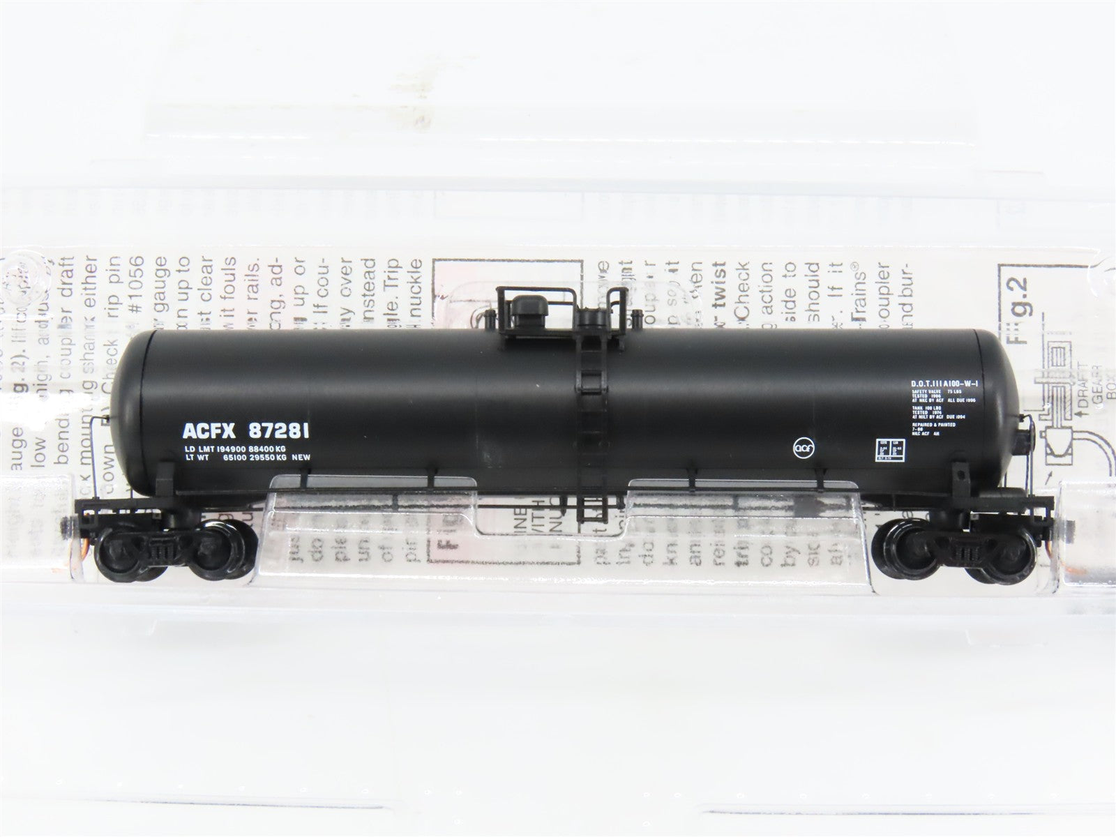 N Scale Micro-Trains MTL 110010 ACFX 56' General Service Tank Car 87281 RTR