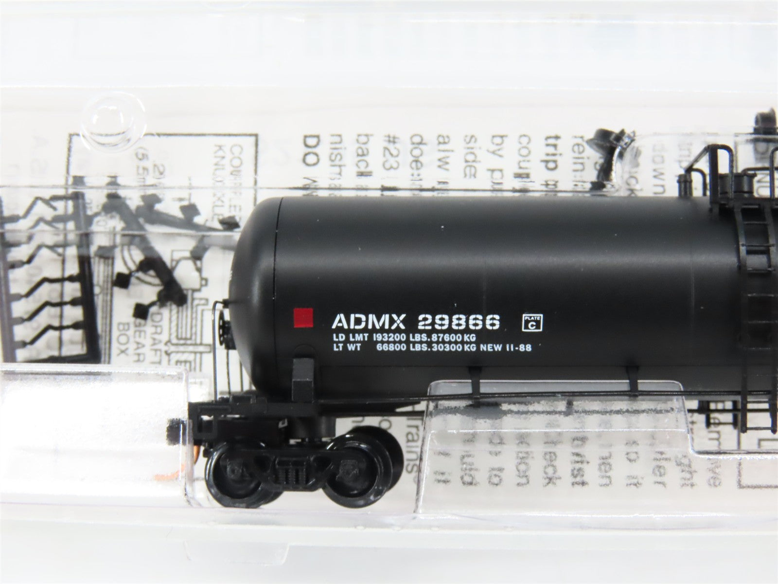 N Scale Micro-Trains MTL 110020 ADMX ADM Transportation Co. 56' Tank Car RTR