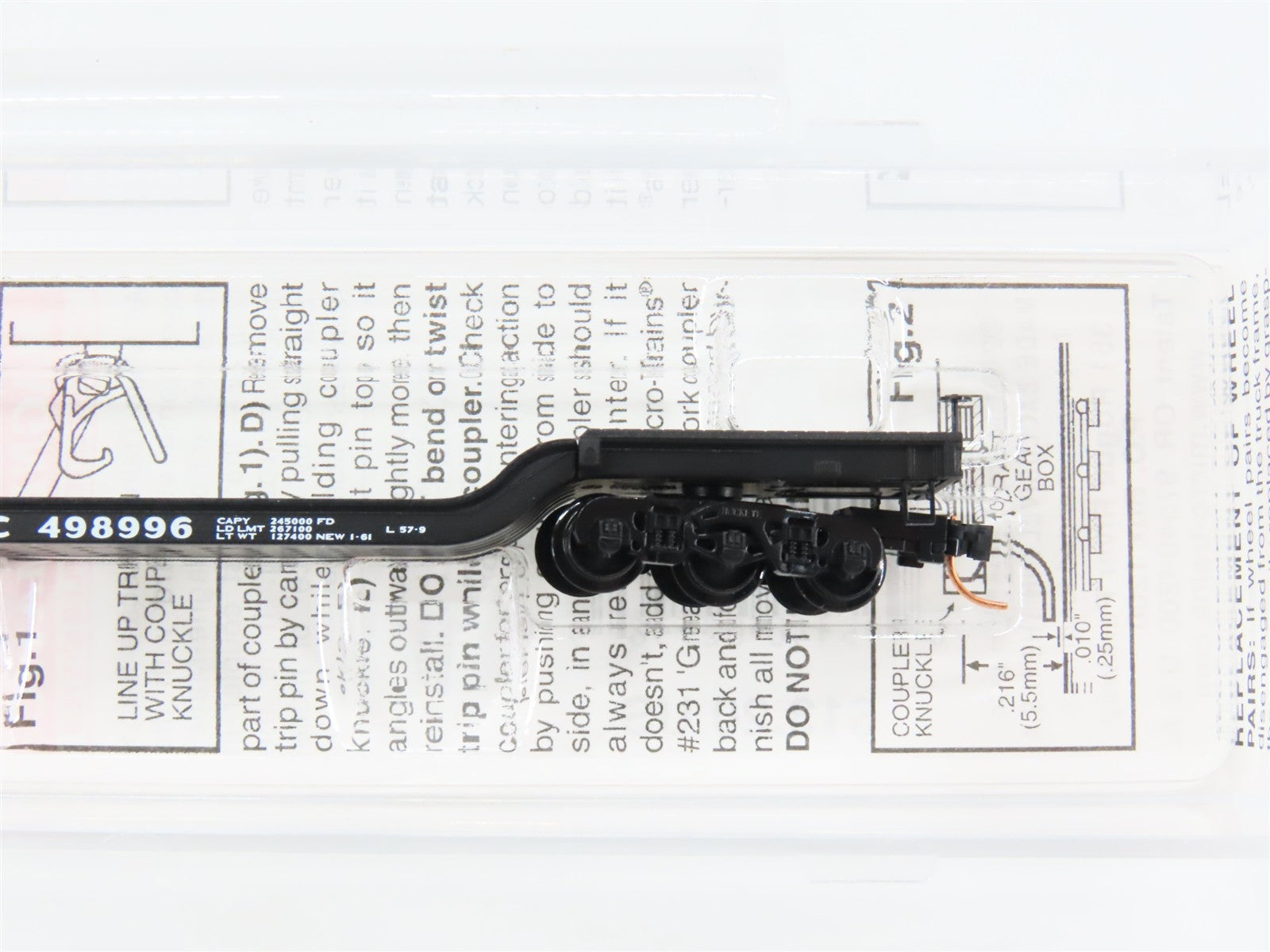 N Scale Micro-Trains MTL 109020 New York Central Depressed-Center Flat Car RTR