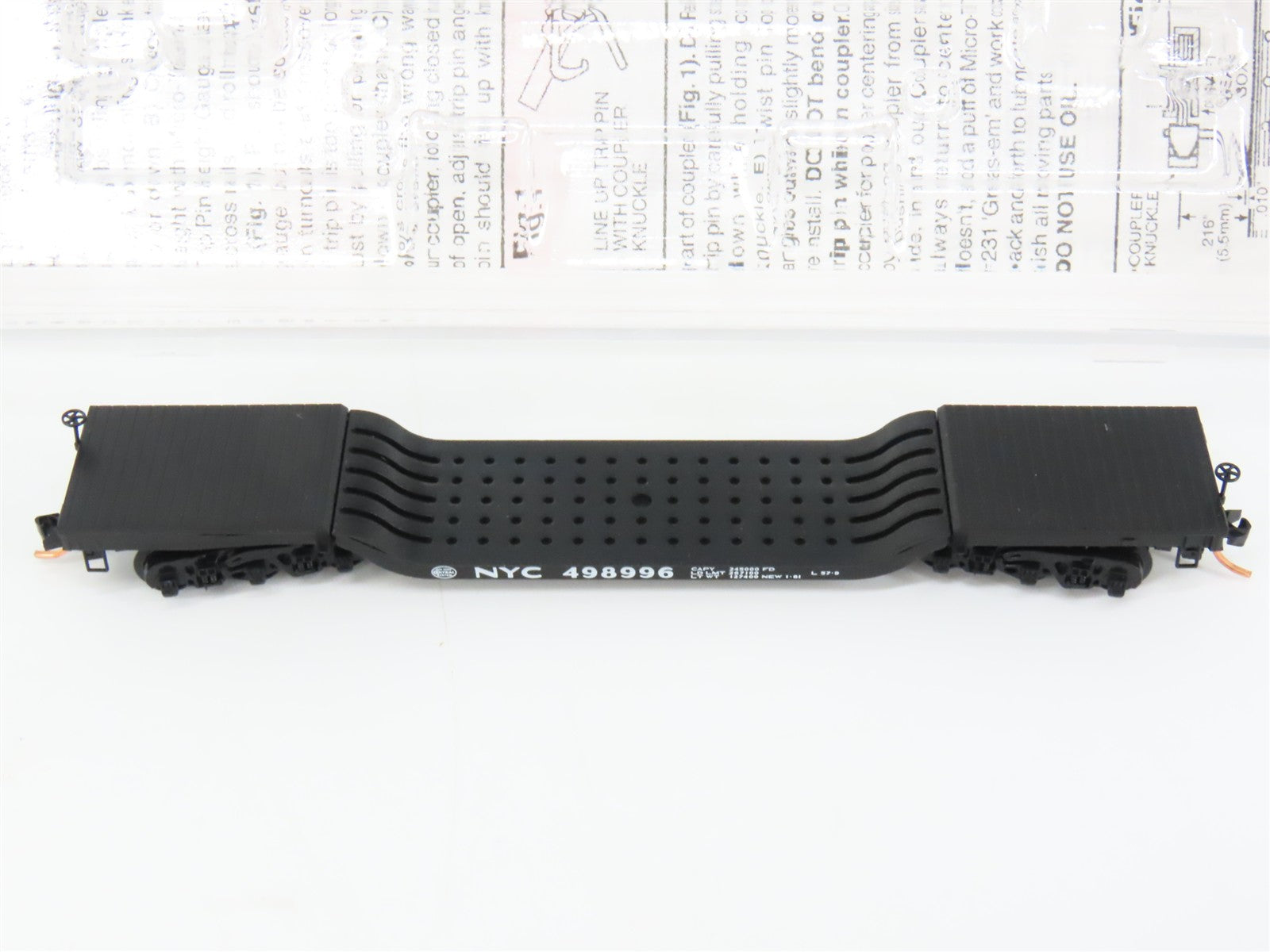 N Scale Micro-Trains MTL 109020 New York Central Depressed-Center Flat Car RTR