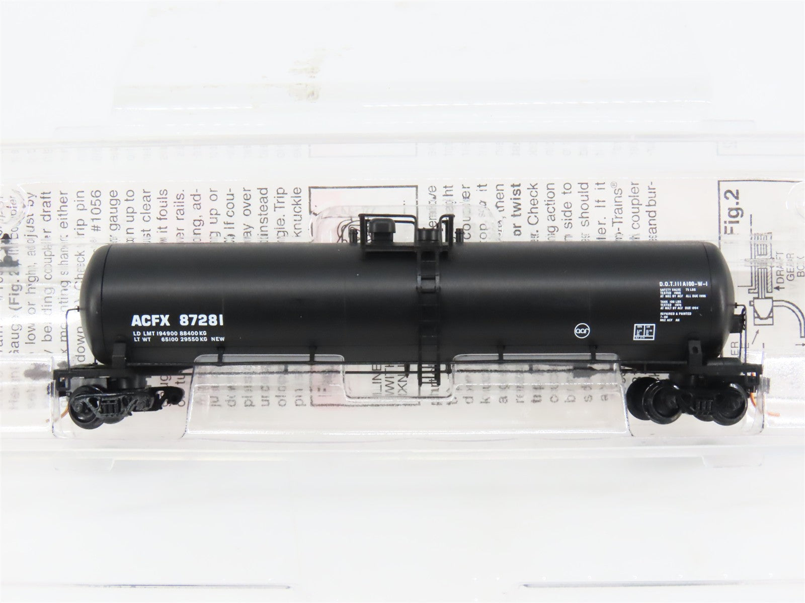 N Scale Micro-Trains MTL 110010 ACFX 56' General Service Tank Car 87281 RTR