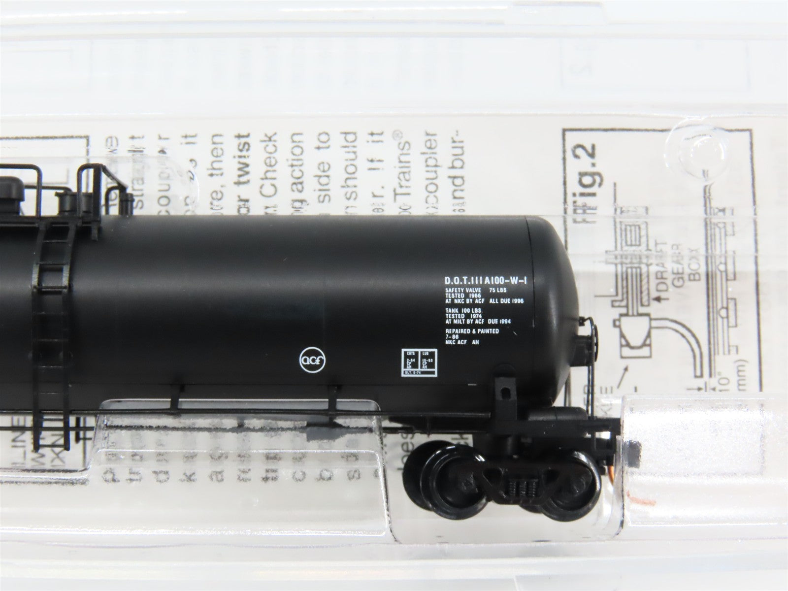 N Scale Micro-Trains MTL 110010 ACFX 56' General Service Tank Car 87281 RTR
