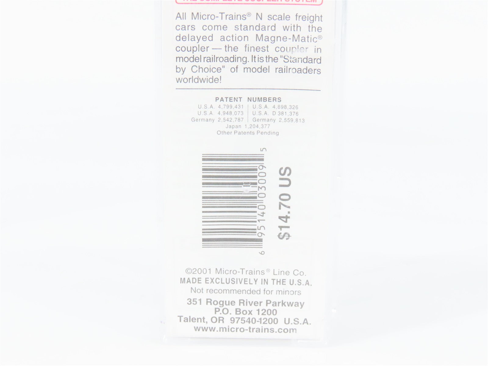 N Scale Micro-Trains MTL 109030 N&W Norfolk & Western Flat Car 70099 RTR