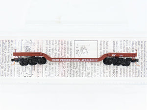N Scale Micro-Trains MTL 109010 Pennsylvania Railroad Flat Car 470016 RTR
