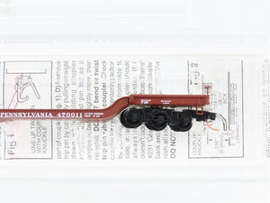 N Scale Micro-Trains MTL 109010 Pennsylvania Railroad Flat Car 470011 RTR