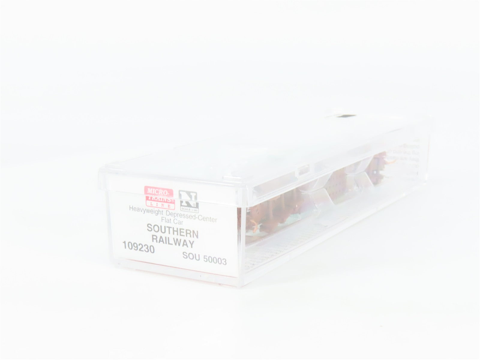 N Scale Micro-Trains MTL 109230 Southern Railway Depressed-Center Flat Car RTR